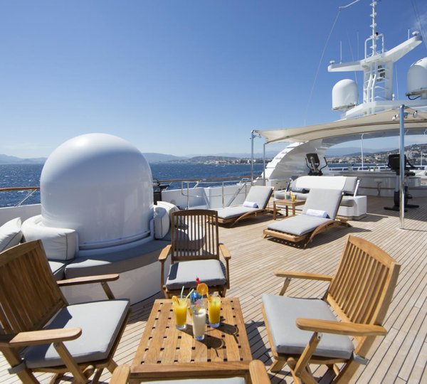 Sun Deck On Board Yacht KANALOA