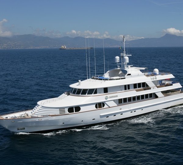 From Above Aspect On Yacht KANALOA