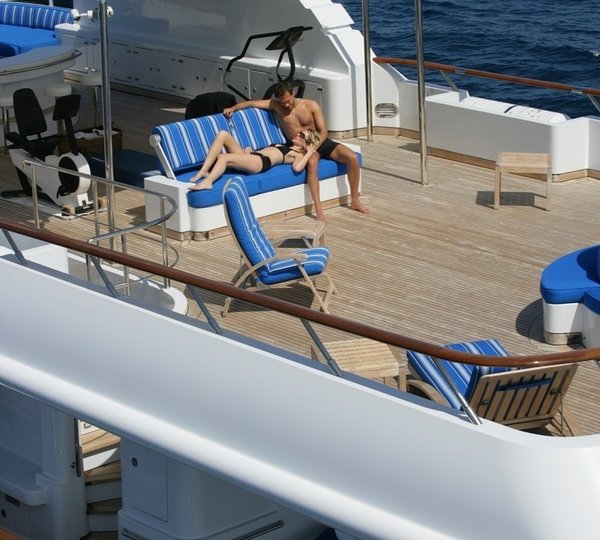 Sitting: Yacht KANALOA's From Above Aspect Photograph