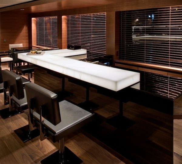 Drinks Bar Aboard Yacht ODESSA
