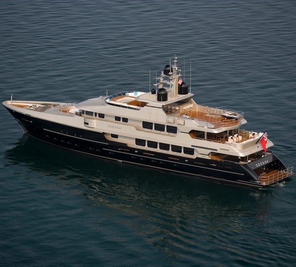 From Above Aspect On Board Yacht ODESSA