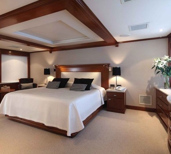 Main Master Cabin On Yacht ASTERIA