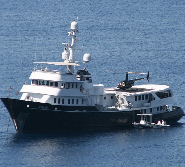 Forward Aspect Aboard Yacht ASTERIA