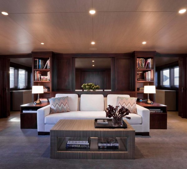 Saloon Aboard Yacht CYAN