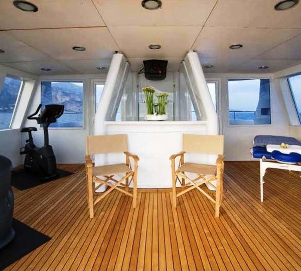 Gymnasium On Yacht CYAN