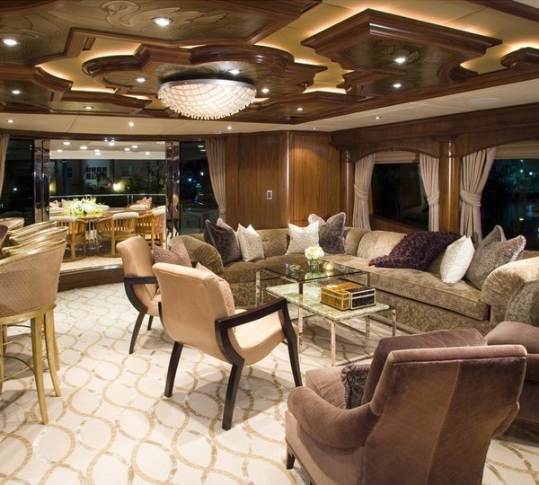 Evening: Yacht LOHENGRIN's Saloon Photograph