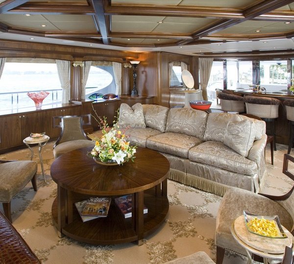 Daytime: Yacht LOHENGRIN's Saloon Pictured