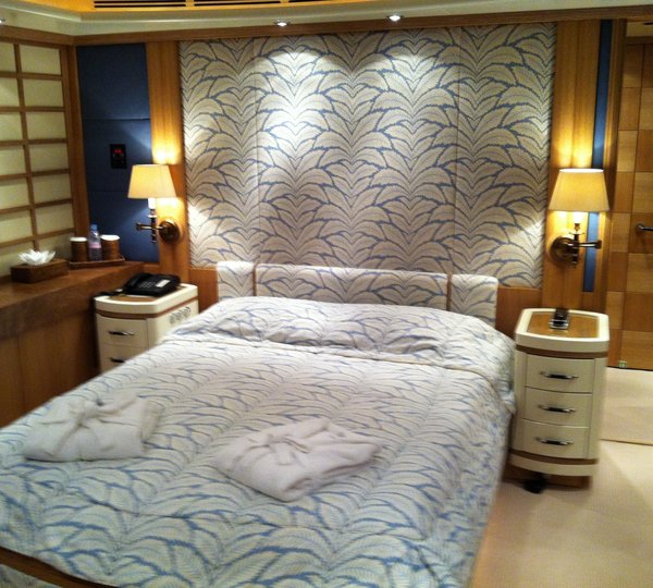 Blue Double Sized Cabin Aboard Yacht ALEXANDRA