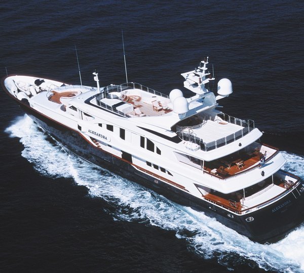 Rear Aspect On Board Yacht ALEXANDRA