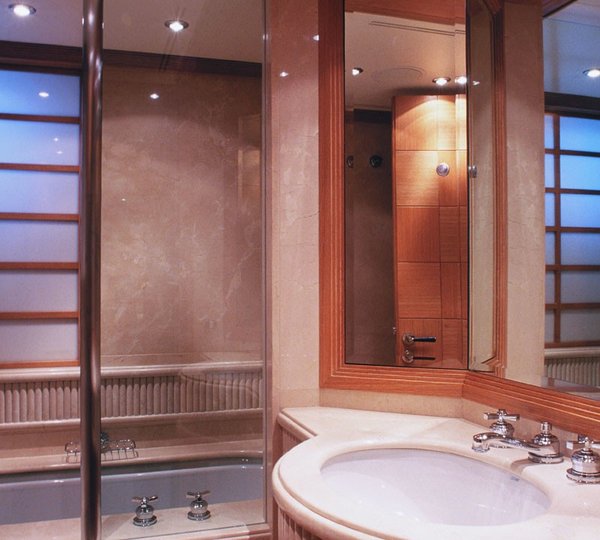 Main Master Bath On Yacht ALEXANDRA