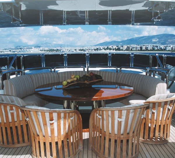 External Eating/dining Aboard Yacht ALEXANDRA