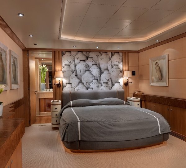 Grey Cabin Aboard Yacht ALEXANDRA