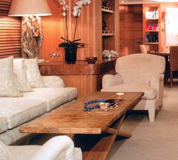 Sitting: Yacht ALEXANDRA's Saloon Photograph