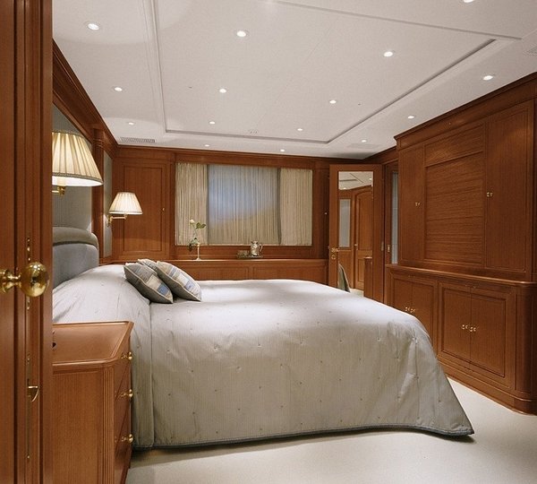 Guest's Cabin Aboard Yacht IS A ROSE