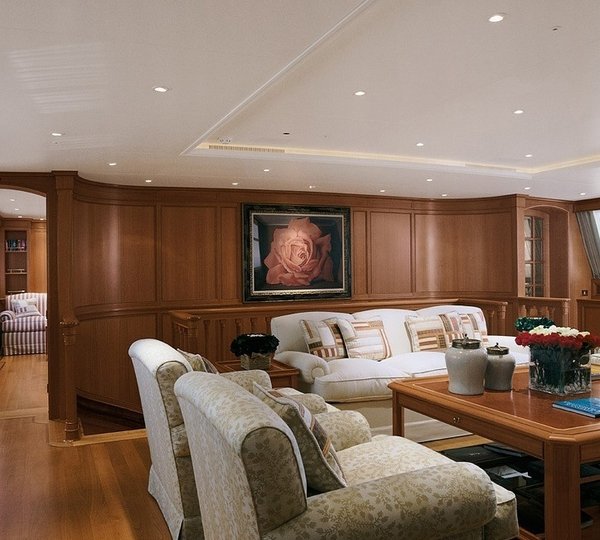 Premier Saloon On Yacht IS A ROSE