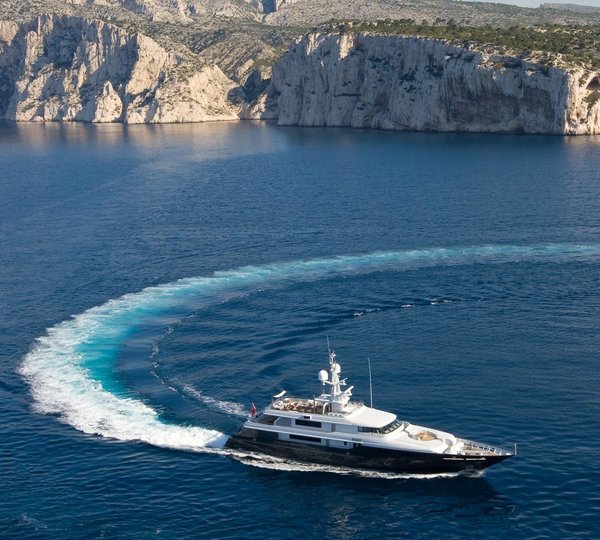 Changing Course On Yacht MARIU