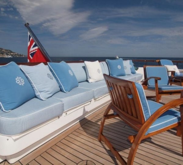 Bridgedeck Deck Sitting On Board Yacht MOSAIQUE