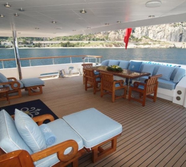 Aft Deck On Yacht MOSAIQUE