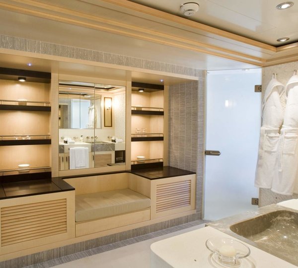 Main Master Bath Aboard Yacht ODESSA