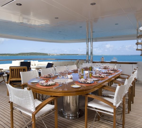 Top Deck On Yacht ODESSA