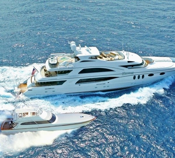 Cruising Including Ship's Tender Aboard Yacht WHEELS