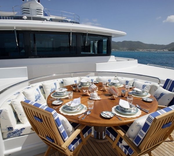 External Eating/dining On Board Yacht EMELINA