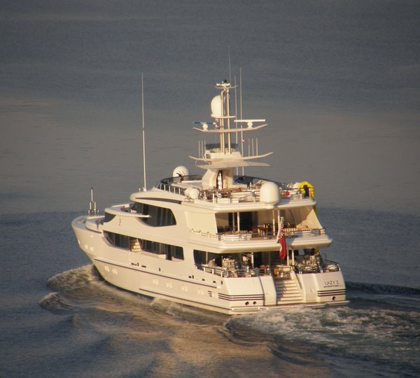 Aft Aspect On Board Yacht LAZY Z
