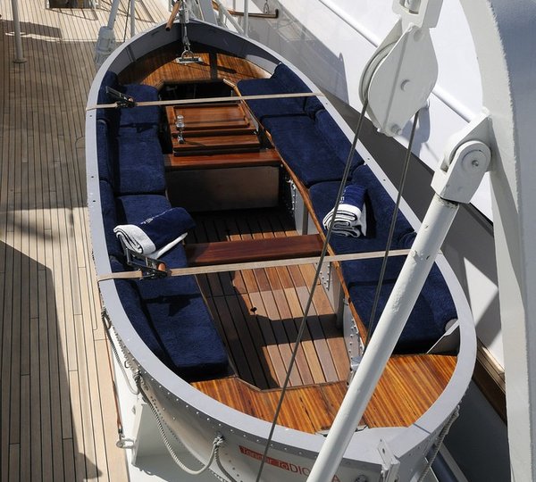 Above: Yacht DIONEA's Ship's Tender Pictured