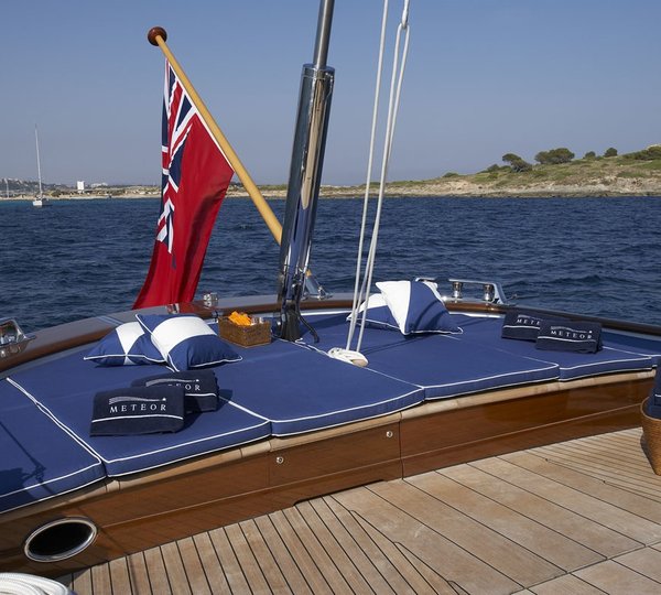 Sunbeds Aboard Yacht METEOR