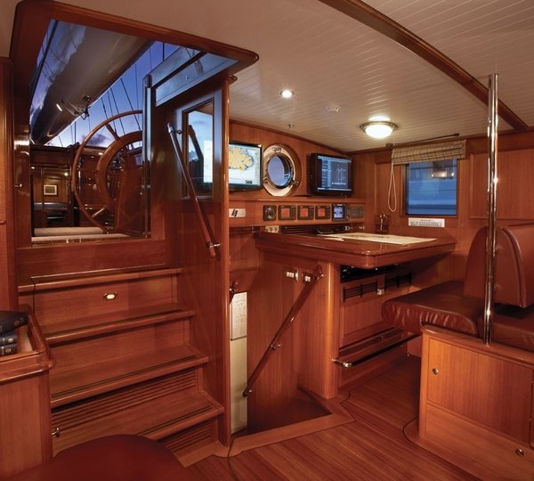 Aft Deck House On Board Yacht METEOR