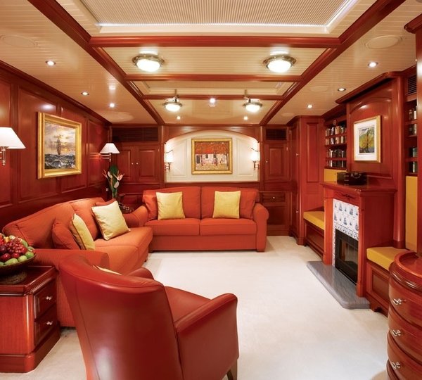 Saloon Aboard Yacht METEOR