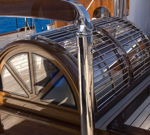 Close Up: Yacht METEOR's Deck Photograph