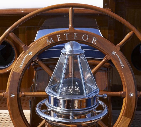 Helm On Yacht METEOR