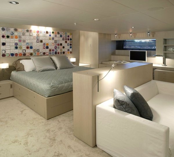 Sitting: Yacht RED DRAGON's Main Master Cabin Image