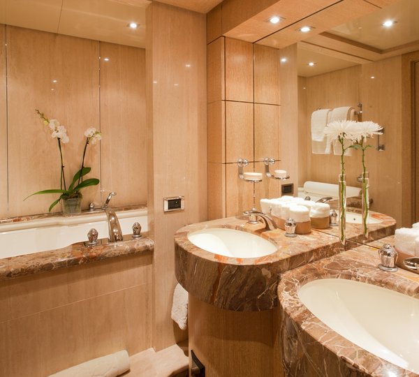 Guest's Bath On Yacht SUNRISE