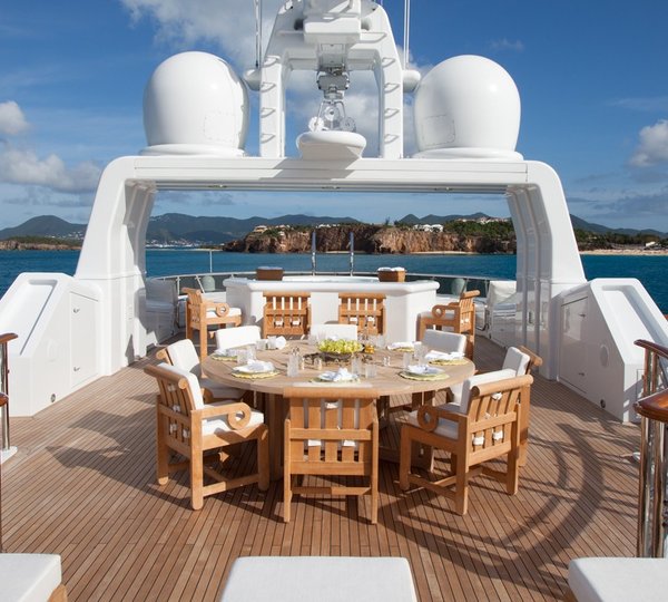 Sun Deck On Yacht SUNRISE