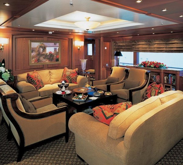 Saloon Zone Aboard Yacht PASSION