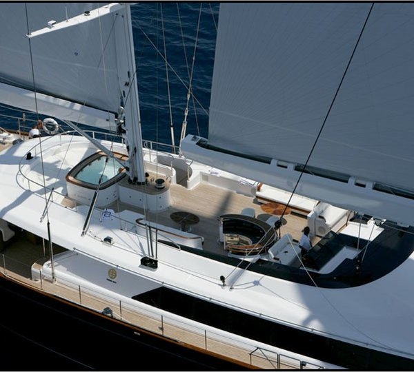 Deck Aspect Taken From Aerial On Board Yacht PARSIFAL III