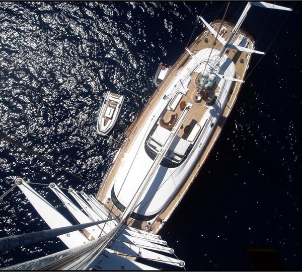 Above Aboard Yacht PARSIFAL III
