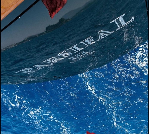 Close Up On Board Yacht PARSIFAL III