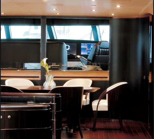 Close Up: Yacht PARSIFAL III's Saloon Pictured