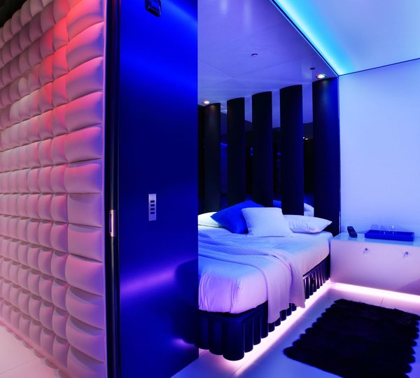 Jetski Lag Guest's Stateroom Aboard Yacht SEA FORCE ONE