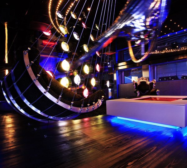 Premier Deck Saloon On Yacht SEA FORCE ONE