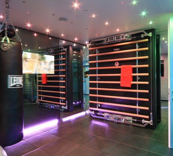 Gymnasium On Yacht SEA FORCE ONE