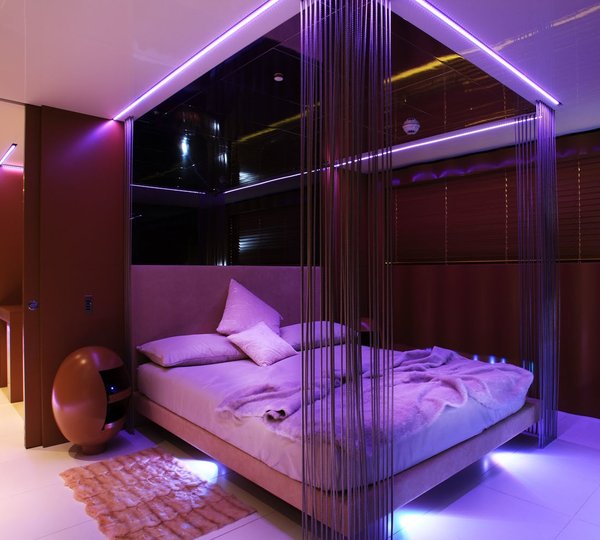 Earth: Yacht SEA FORCE ONE's VIP Stateroom Pictured