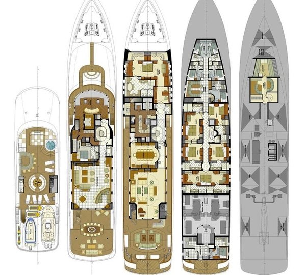 The 55m Yacht MUSTIQUE