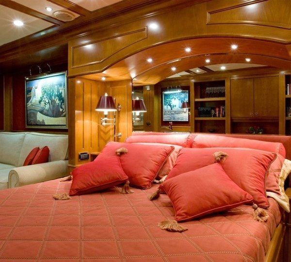 Red Cabin Aboard Yacht INSIGNIA