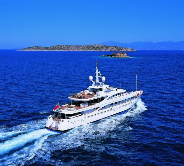 Aft Aspect Aboard Yacht INSIGNIA