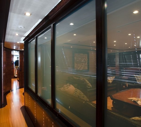 Saloon Hallway Aboard Yacht SELENE