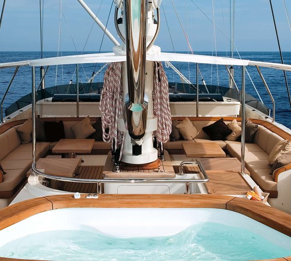 Jacuzzi Pool Aboard Yacht SELENE